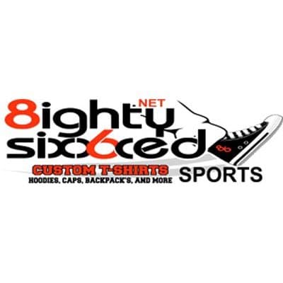 Eightysixxxed Sports Screenprinting & Embroidery logo