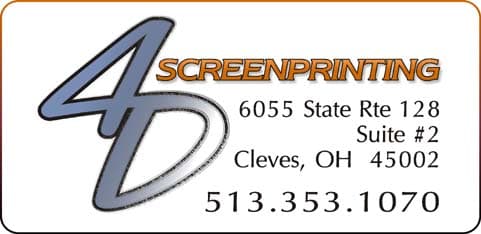 4D Screenprinting logo