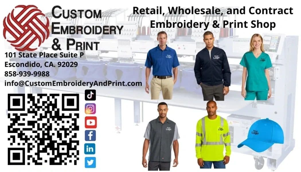Custom Embroidery & Print logo