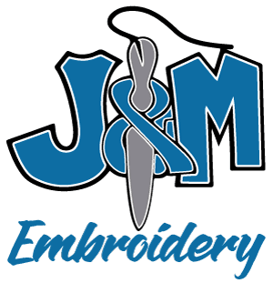 J & M Embroidery logo