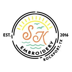SK Embroidery logo