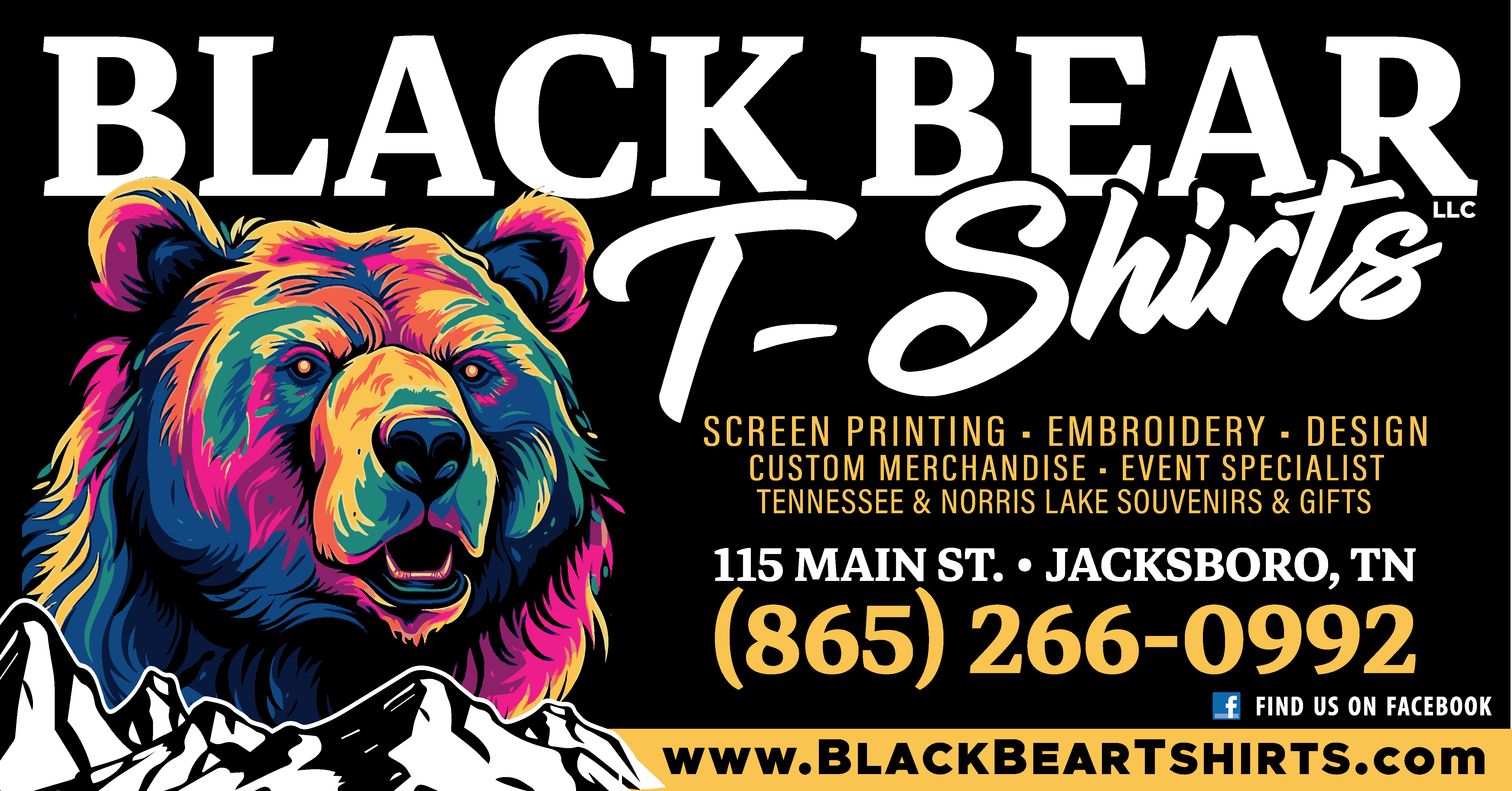 Black Bear T-Shirts logo